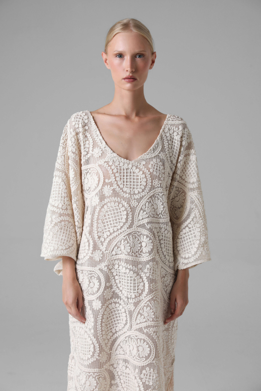 Crochet look dress